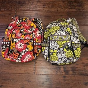 two Vera Bradley backpacks